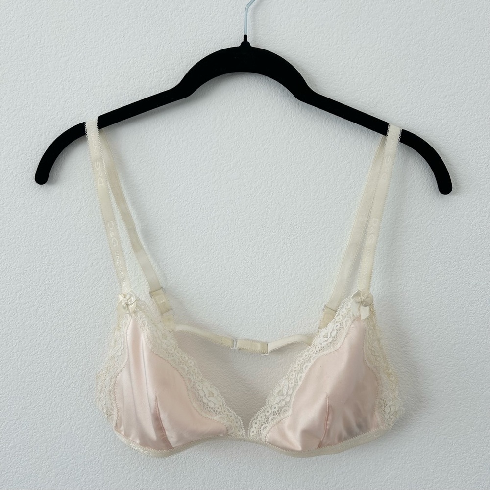 Vintage 1980s Dolce & Gabbana Pink Bralette